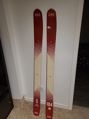 Zag Slap 104 Skis 170cm All Mountain Ski Freestyle