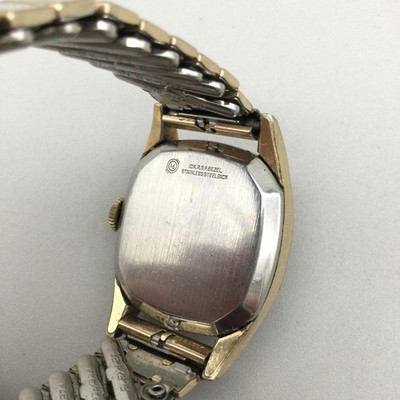 Vintage Buren Tank Mens Watch 27mm 10K RGP Art Deco Stretch  display picture 2