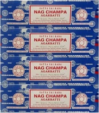 Satya Sai Baba Nag Champa Incense Sticks, 100-gram (Pack of 4)