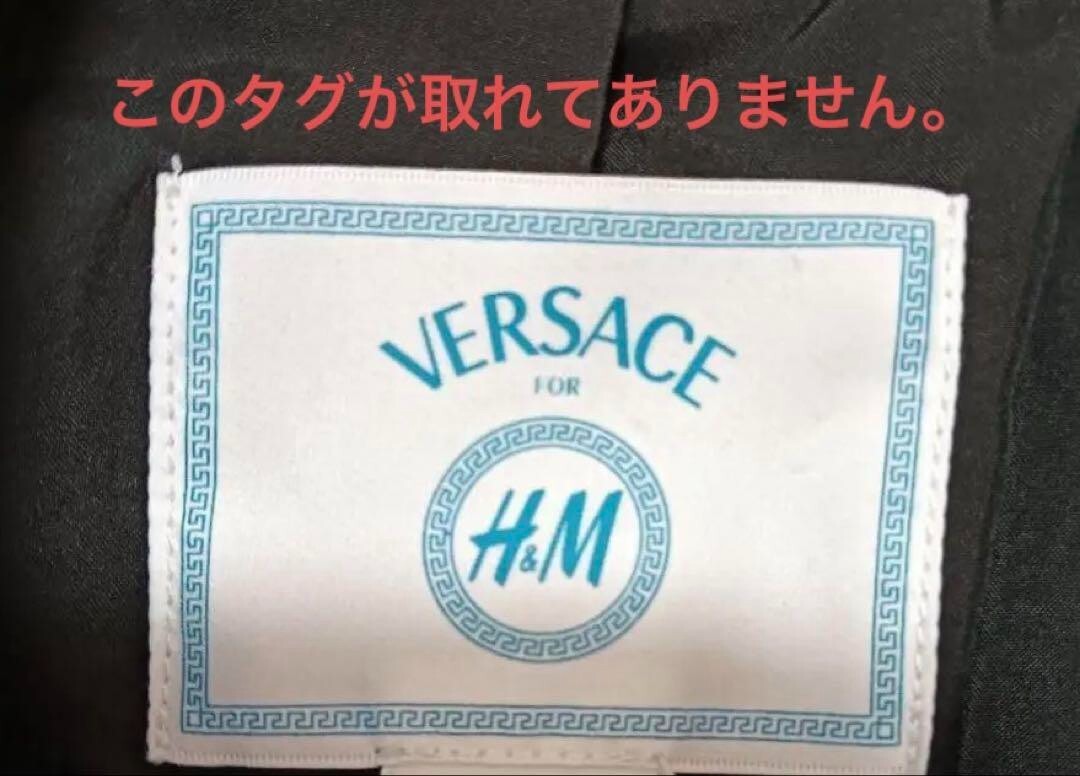 ♡限定品♡H＆M × VERSACE コラボ レザー スタッズ ライダース Limited Versace x H&M Studded Lambskin Leather Double Riders