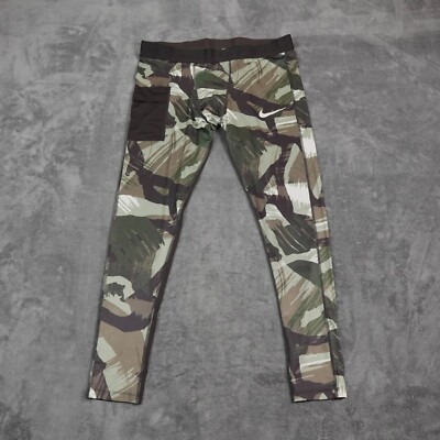 Nike Mens Pro Tights Mens 3Xl Brush Camouflage Elastic Waist Pull