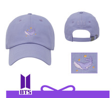 BTS FESTA GORRA BALLENA MORADA 10º Aniversario Algodón Oficial + Pista