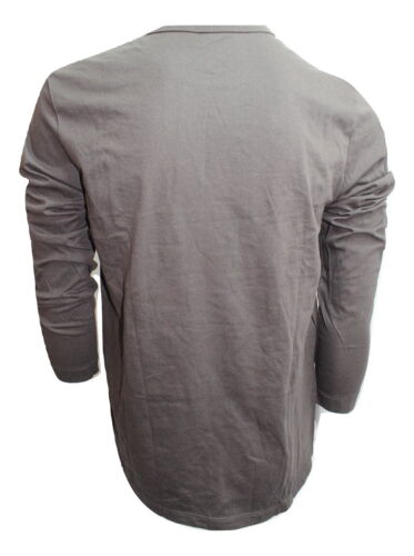 Calvin Klein Men's T-shirt L-Sleeve Color Brown Sz Large New Print NWOT - Picture 2 of 2