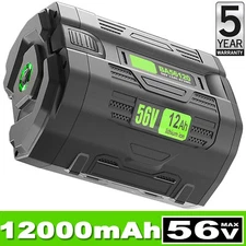 5 Ah / 9.6Ah / 12Ah Lithium Ion Battery For Genuine EGO Power+ 56V BA2800 BA5600