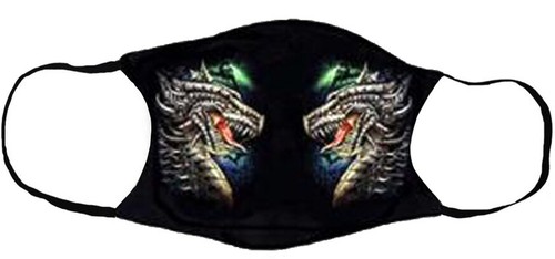 Adults Face Masks Cotton Glow in the Dark with Filter Pocket Reusable & Washable - Picture 51 of 159