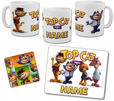 Personalised Top Cat Begins Mug with Coaster & Placemat Options
