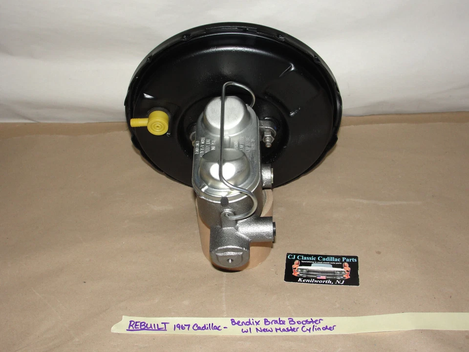 HECHO RECONSTRUIDO. REFUERZO DE FRENO ELÉCTRICO ORIGINAL 67 CADILLAC BENDIX Y CILINDRO MAESTRO Foto 2 de 4