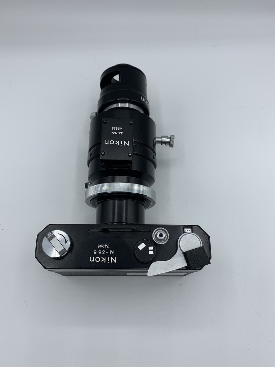Nikon M-35S Microscope Camera with extended lens. | eBay