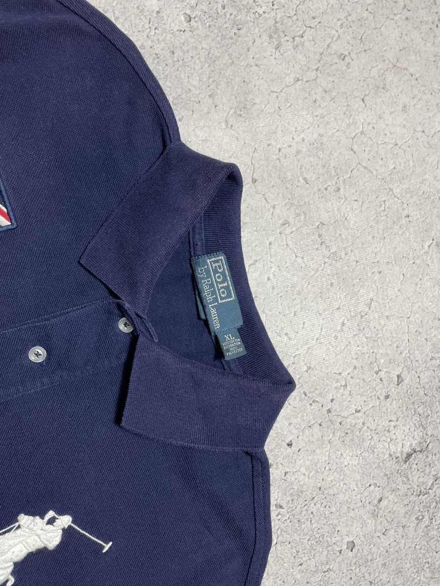 Vintage 90s Polo Shirt Polo Ralph Lauren Great Britain #3 | eBay