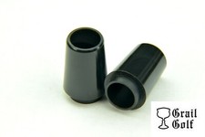 GRAIL GOLF NEW PREM BLK "COLLARED" IRON FERRULES TAPER TIP .355 .75" .560OD LOT