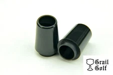 GRAIL GOLF NEW PREM BLK "COLLARED" IRON FERRULES TAPER TIP .355 .75" .560OD LOT