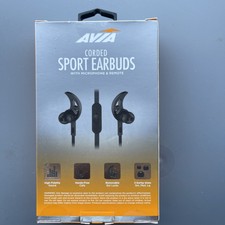 Avia Corded Sport Earbuds With 