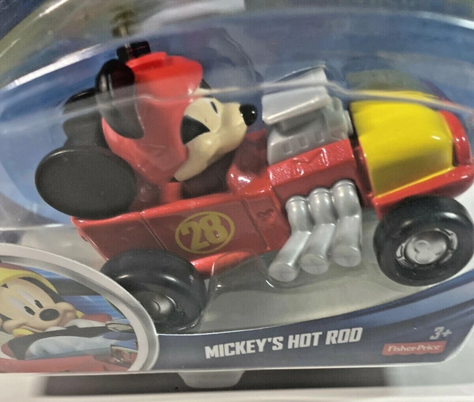 Disney Junior Mickey And The Roadster Racers Mickey's Hot Rod Diecast Race Car - Image 4 of 4