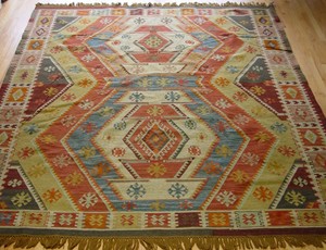 Pottery Barn Gianna Kilim Synthetic Indoor Outdoor Rug Made In