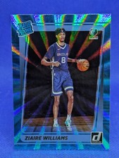 2021-22 Panini Donruss Rated Holo Teal Laser Ziaire Williams #248 Rookie RC