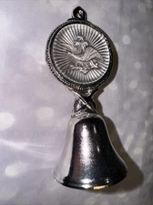 Rare Anheuser Busch Beer Souvenir Silver Tone Bell 1985 St. Louis Missouri