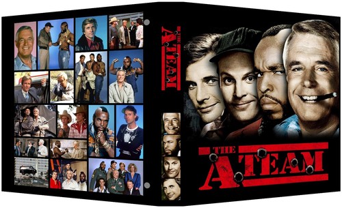 A-TEAM Custom 3-Ring Binder Photo Trading Card Album PEPPARD/MR. T/DIRK BENEDICT - Picture 13 of 14