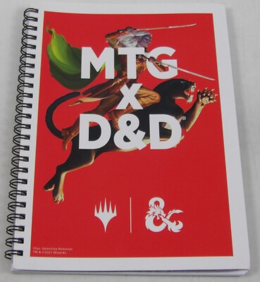 MTG X D&D Adventures in the Forgotten Realms Notebook & Card