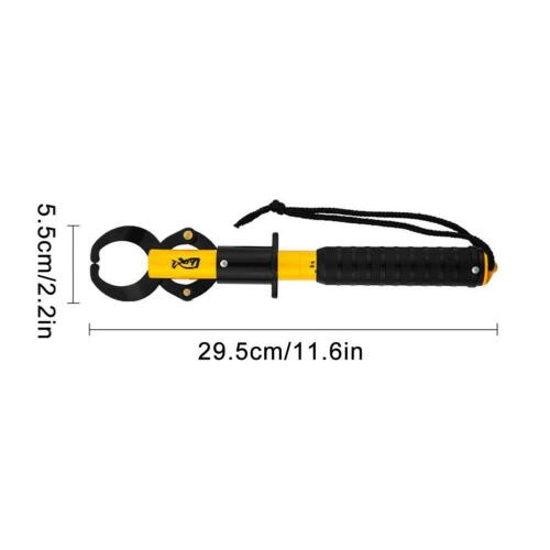 Fish Lip Grabber Portable Fishing Gripper w/ Weight Scale&Ruler Fishing Tool^ - Picture 19 of 21