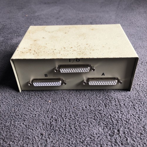 Belkin F1B024-E 2 Port Data Rotary Switch Serial Parallel Printer Transfer Hub - Picture 5 of 10