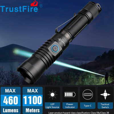 #ad White Laser Tactical Military Flashlight LEP 1100M Long Range Hunting Light USA $17.66