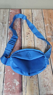 Reebok Blue Runner Pack Fannypack Waist Belt Bag Purse Pack