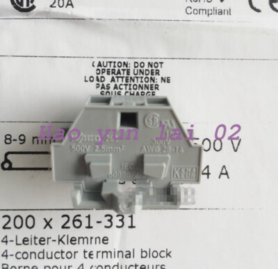 200PC NEW FOR WAGO 261-331 quick connector 4-wire miniature terminal block 2.5MM
