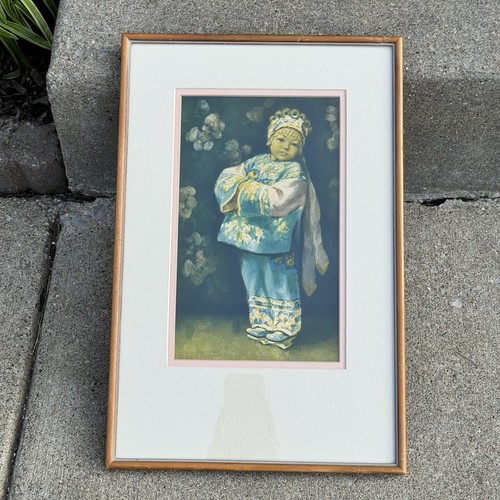 ESTHER HUNT Framed Print Chinese Girl Little Jasmine Flowers Oriental Art - Picture 2 of 9