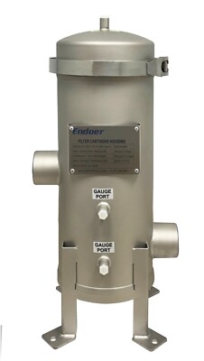 Endoer Filtration Stainless Steel Housing, 5-around, for 10''H cartridges, 304SS