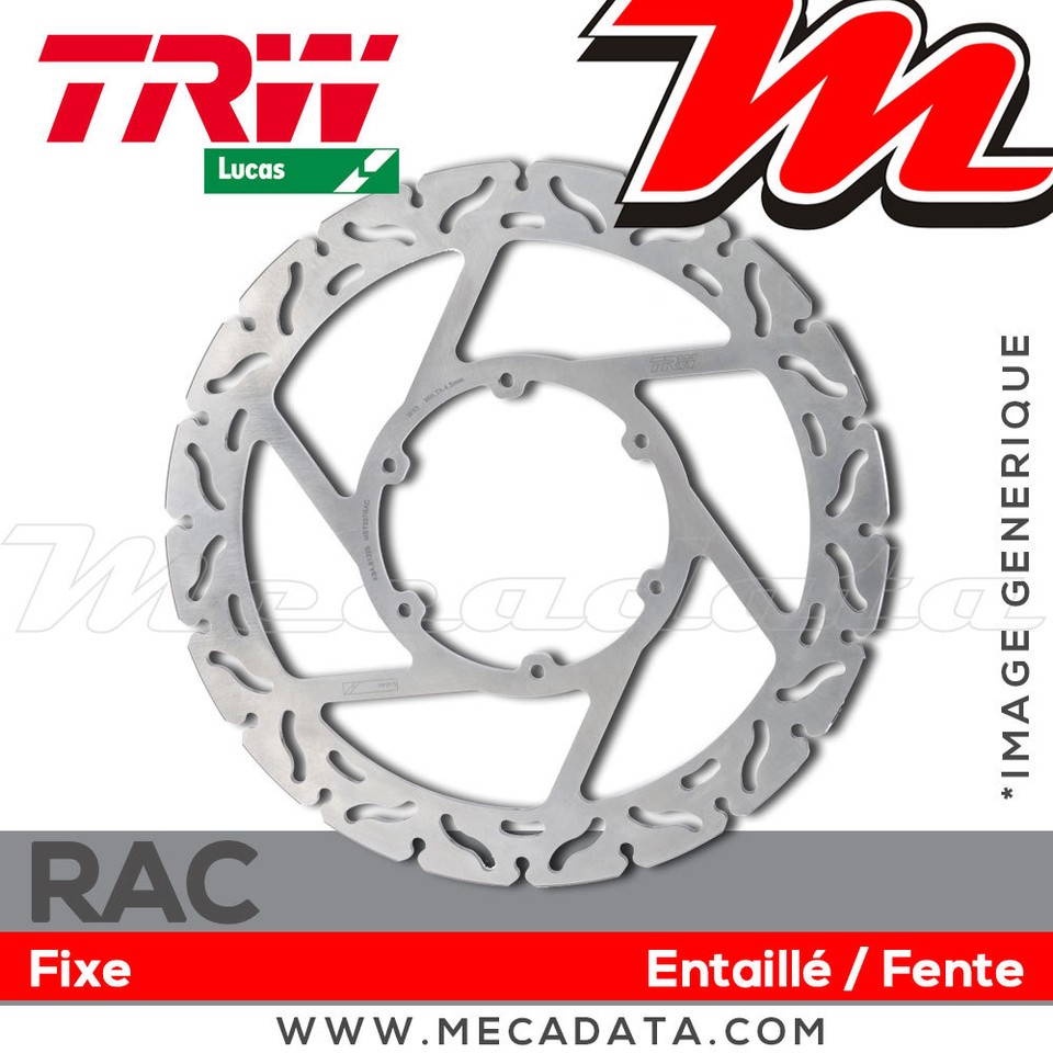 Disque De Frein Arrière TRW Lucas MST 440 EC NEUF Pour Husqvarna WR 125 (2011) - Garantie 2 Ans