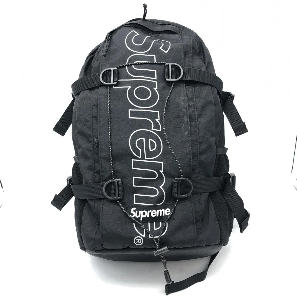 [Japan Used Fashion] Supreme 18Fw Backpack Ruck Sack Black 19