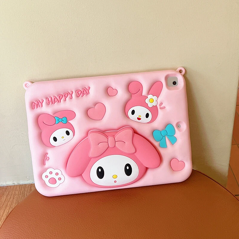 My Melody Silica Gel Soft Plus Lanyard Bracket TabletCase For