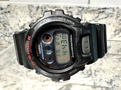 CASIO G-SHOCK DW6900 1289 Black Digital Waterproof Watch Working Condition