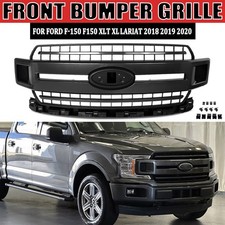 For 2018 2019 2020 Ford F-150 F150 Front Bumper Grille Grill Magnetic Metallic