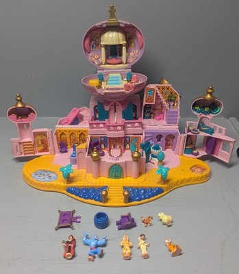 vintage complete Jasmine's Royal Palace 1996 Bluebird Mattel Disney Polly Pocket
