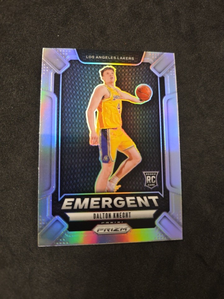 2024-25 PANINI PRIZM EMERGENT SILVER PRIZM #10 DALTON KNECHT ROOKIE RC
