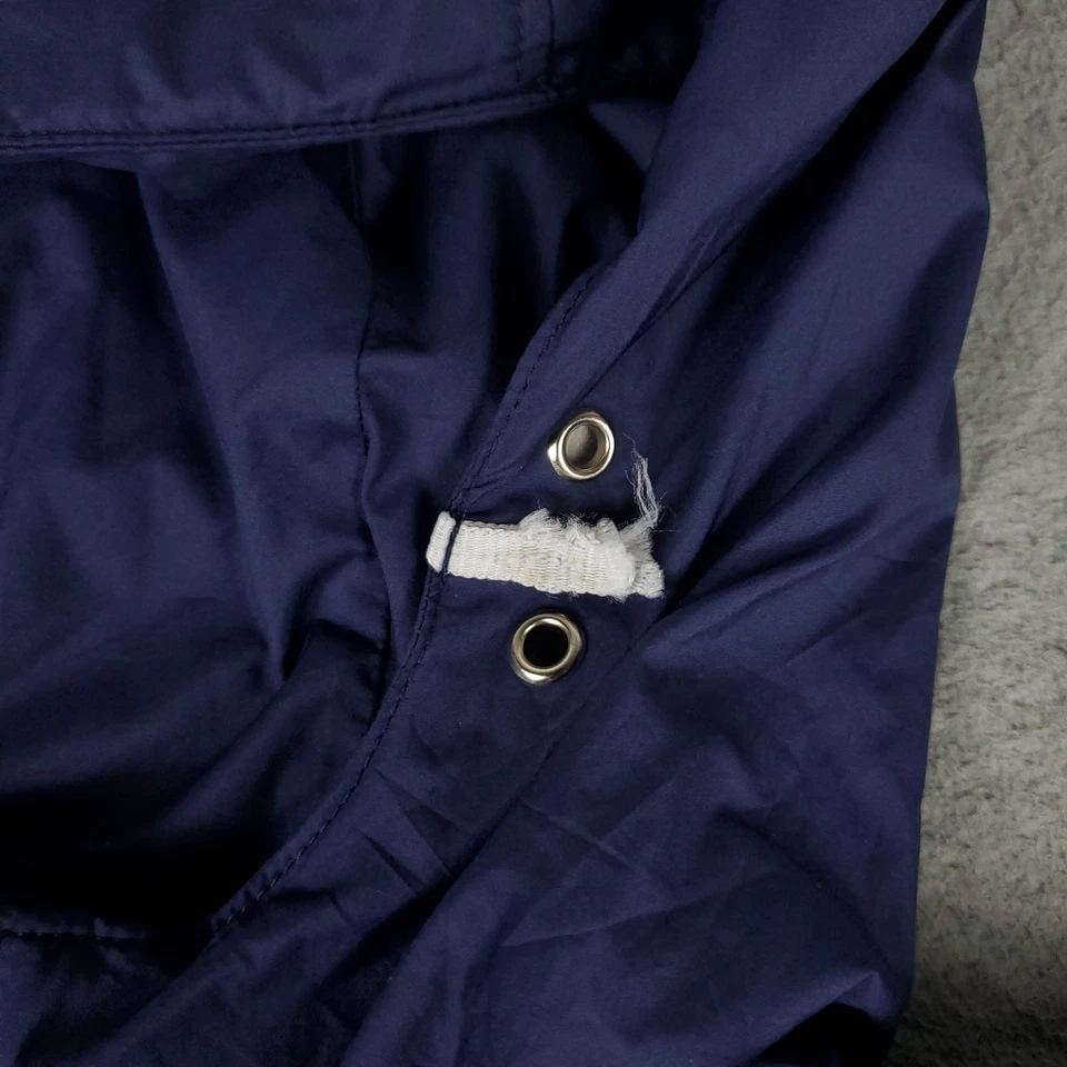 Куртка мужская Peter Millar размер большой синяя толстовка с капюшоном для гольфа ветровка на молнии * - Изображение 3 из 4