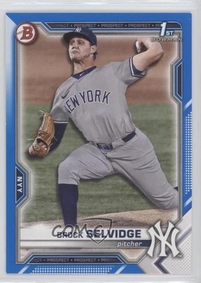 2021 Bowman Draft Blue 88/150 Brock Selvidge #BD-24 06iv