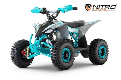 Nitro Motors 1200W 48V Eco mini Kinder Quad Replay Snowy Tire XL Sport 6''