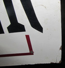 Vintage Motorcycle Sign Banner Advertising Bikers Display C & D Leather 24" x 32 — photo 4