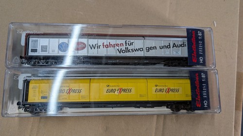 2 schöne Güterwagen von Electrotren 5550 K  +  5545 K / kaum bespielt | Zustand: Gebraucht