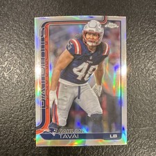 Topps Chrome Jahlani Tavai Patriots Chrome Parallel #213 2023 NFL