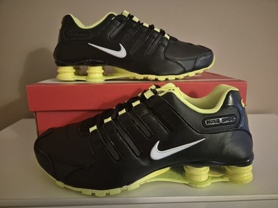 Nike Shox NZ - Herren Schuhe - Black-White-Volt- Gr. 45 Neu - OVP-TOP