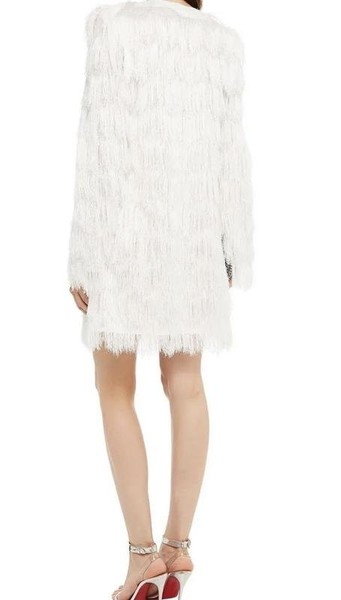 Women Balmain Dress White 34 / XS / 42