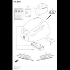 SUZUKI Motorabdeckung 61400-99J01-0EP Original JDM OEM SUZUKI Motorabdeckung 61400-99J01-0EP Original JDM OEM