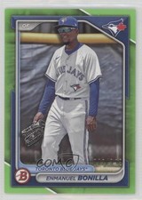 2024 Bowman Prospects Neon Green Border /399 Enmanuel Bonilla #BP-53 0rd2