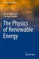 The Physics Of Renewable Energy Martin Stutzmann (U. A.) Taschenbuch Xiv 2024