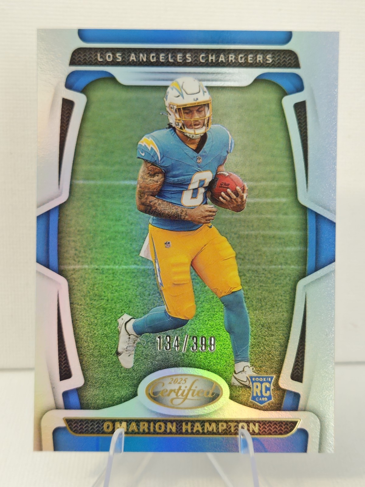 2025 Panini Certified - Rookies Omarion Hampton #118 Mirror /399 (RC)