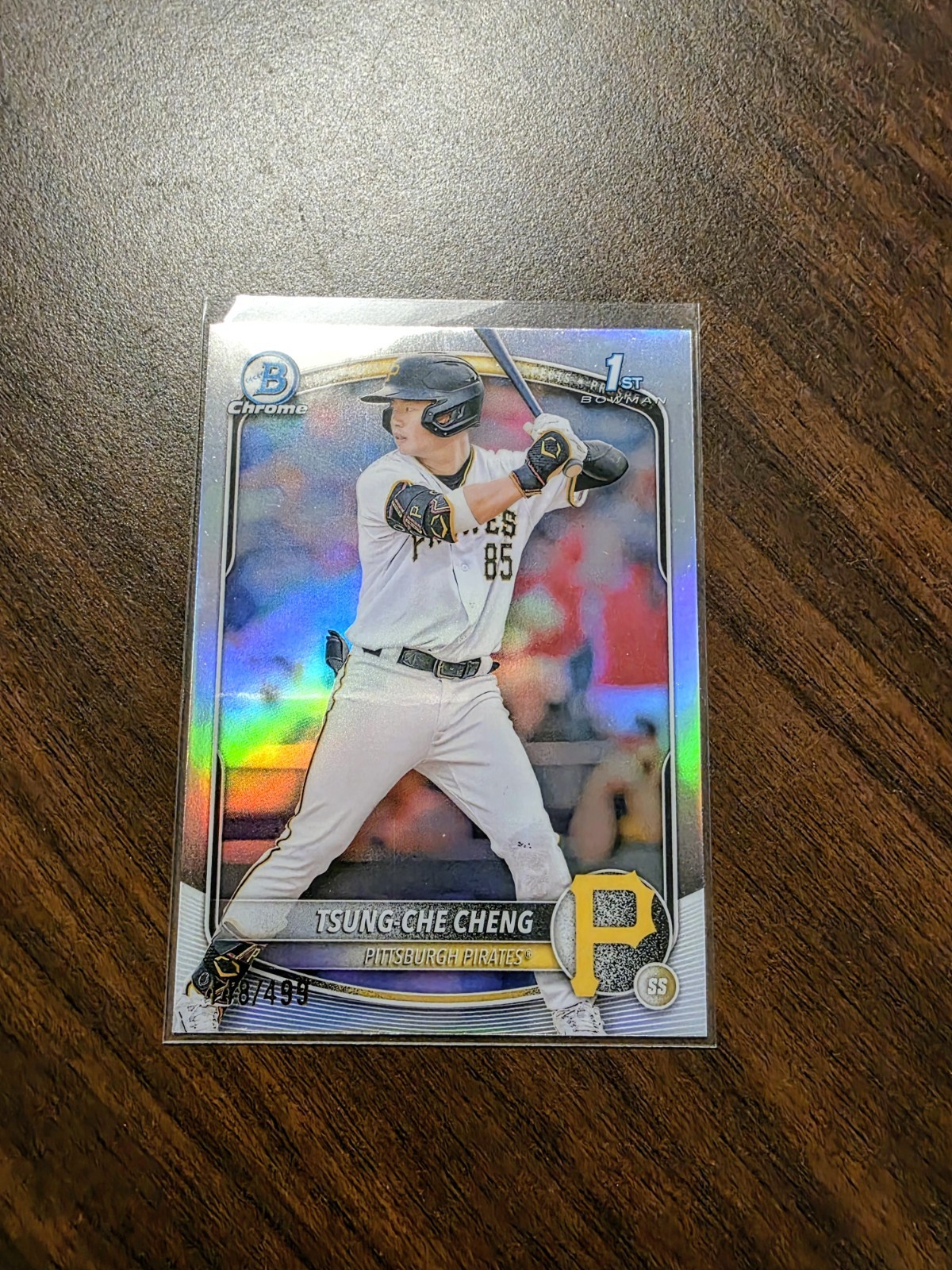 2025 Bowman #BCP-95 Tsung-Che Cheng Chrome Prospects Refractor 448/499