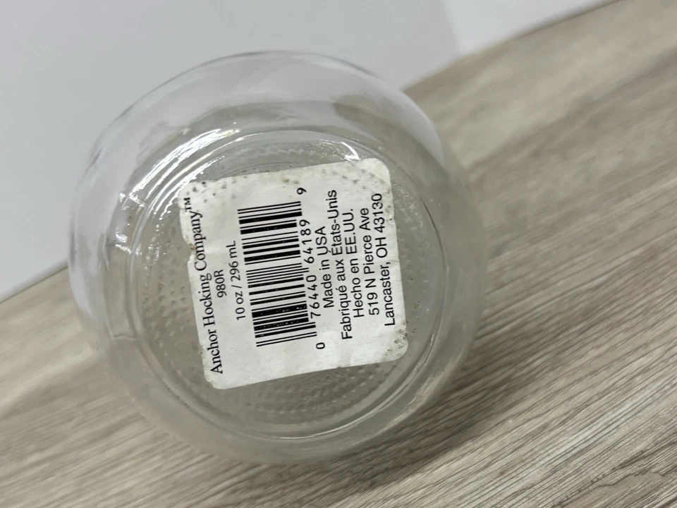 Jarra de botella de aceite y vinagre vintage Anchor Hocking Glass Cruet & Stopper Foto 4 de 4